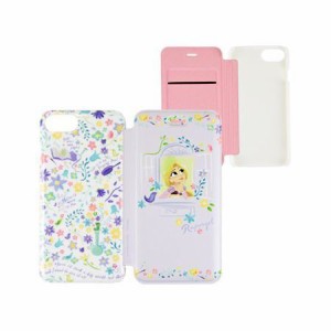 ディズニー ラプンツェル ザ・シリーズ iPhoneSE (2020) iPhone8 iPhone7 iPhone6s iPhone6 対応フリップカバー DN-432PU パープル 送料