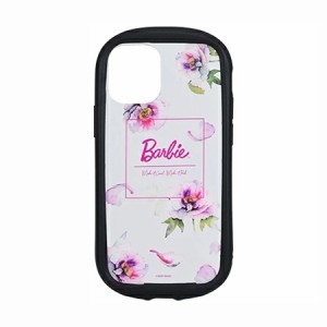 Barbie iPhone12mini対応 ハイブリッドクリアケース BAR-10B ロゴ clearケース 透明ケース 耐衝撃ケース 送料無料