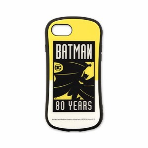 バットマン iPhoneSE (2020) iPhone8 iPhone7 iPhone6s iPhone6 対応ハイブリッドガラスケース BTM-71A 80TH 送料無料