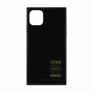 BATMAN iPhone11 iPhoneXR対応 スクエアガラスケース BTM-86A ロゴA 送料無料
