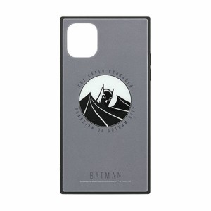 BATMAN iPhone11 iPhoneXR対応 スクエアガラスケース BTM-86B ロゴB 送料無料