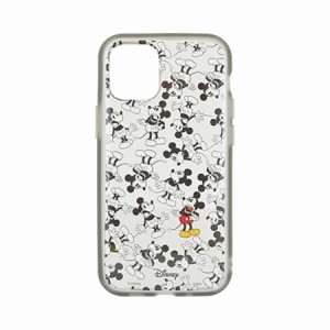 ディズニー、ディズニー・ピクサーキャラクター IIIIfit Clear iPhone12mini対応ケース DN-751A ミッキーマウス 耐衝撃ケース クリアケー