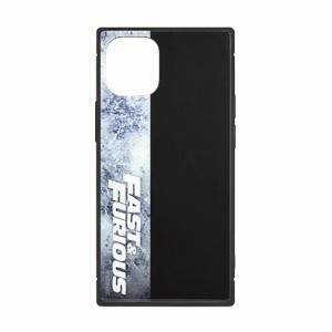 ワイルド・スピード iPhone12mini対応 スクエアガラスケース FF-04A ロゴ スリムケース ハイブリッド きれい 持ちやすい 送料無料