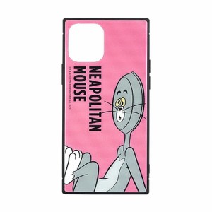 トムとジェリー FUNNY ART series iPhone12 iPhone12Pro 対応 スクエアガラスケース TMJ-96PK ピンク 送料無料