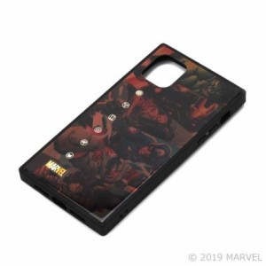 【MARVEL】iPhone11 対応ガラスハイブリッドケース PG-DGT19B13AVG [アベンジャーズ ブラウン] 送料無料