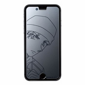 iDress iPhone 8 7 6s 6対応 名探偵コナン 強化ガラスフィルム i33DMCG02 赤井秀一 送料無料