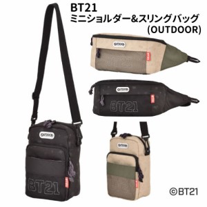 送料無料 BT21 ミニショルダー スリングバッグ (OUTDOOR)