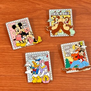 ディズニー/Disney コレクションピンバッジ MDSD-001-4 / ミッキー＆ミニー チップ＆デール ドナルド＆デイジー グーフィー＆マックス