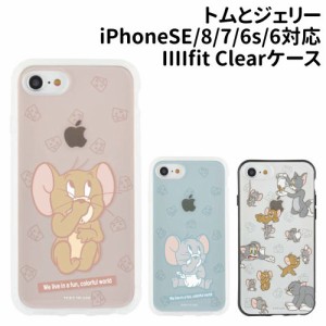 送料無料 トムとジェリー IIIIfit Clear iPhoneSE(第3世代/第2世代)/8/7/6s/6対応ケース TMJ-154