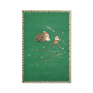 G.C.PRESS ポストカード クリスマス ハリネズミ 013-10