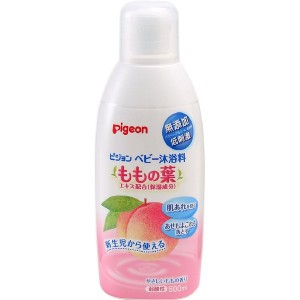 ベビー沐浴料 もも  500ml  沐浴料 入浴 赤ちゃん ベビー用品 ピジョン ももの香り 肌あれ ケア 無添加 パラベン、タルク、香料、着色料 