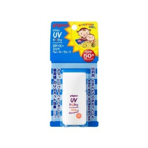 ピジョン UVベビーミルク  ウォータープルーフ 20g SPF50+ PA++++  日焼け止め 紫外線 UVミルク 乳液 低刺激 保湿 赤ちゃん ベビー用品 