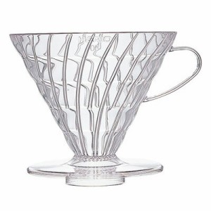 ハリオ HARIO V60透過ドリッパー03 クリア /コーヒードリッパー 1~6人用 キッチン用品 珈琲 コーヒー 樹脂 円錐式 定番 ロングセラー ド