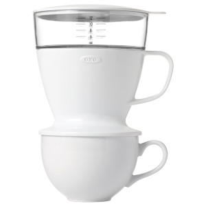 OXO オクソー オートドリップコーヒーメーカー カフェ道具 コーヒーサーバー 時短 白 ホワイト ドリッパーセット
