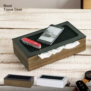 ［ Wood Tissue Case ］ティッシュケース おしゃれ 木製 レトロ ティッシュボックス 北欧 男前 インテリア ティッシュカバー ケース 木 