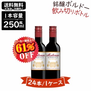 【メーカー希望小売価格より61%OFF】1本グラス2杯分 乾杯や1人飲みに最適【 250ml 1ケース 24本 】ワイン 赤ワイン マルザン ルージュ ピ