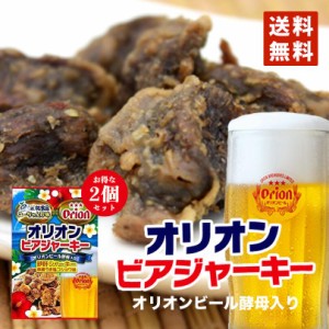 オリオンビアジャーキー 50g（砂肝ジャーキー） 2個セット 送料無料 メール便   同梱不可 沖縄 人気 土産 おつまみ 珍味 沖縄のお菓子 