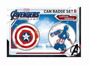 マーベル アベンジャーズ エンドゲーム Avengers: Endgame / IBA-128 缶バッジセットB(2個) 