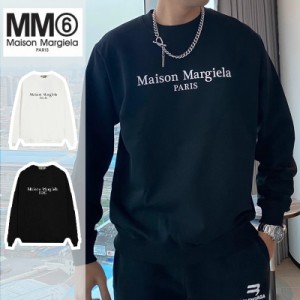 マルタンマルジェラ メンズ レディース スウェットシャツ アウター MM6 Maison Margiela Logo フロント 長袖 の送料無料