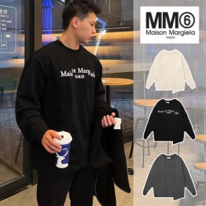 マルタンマルジェラ メンズ レディース スウェットシャツ アウター MM6 Maison Margiela Logo フロント 長袖 の送料無料