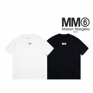 MM6 Maison Margiela マルタンマルジェラ 新作 MM6 バブルプリント Tシャツ 半袖 メンズ レディース  春夏 人気 おすすめ