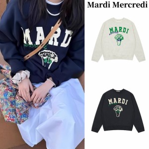 マルディメクルディ Mardi Mercredi スウェット パーカー 長袖 レディース メンズ 韓国 ファッション アパレル 男女兼用【 送料無料 】