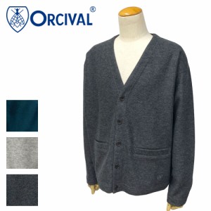 Orcival 【オーチバル】 Vネックカーディガン Mens【OR-C0282 WPJ】