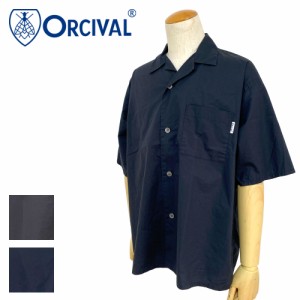 Orcival 【オーチバル】 オープンカラー ショートスリーブシャツ Mens【OR-B0063 OTY】