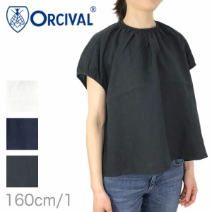 Orcival オーシバル リネンクロス プルオーバー レディース OR-B0263 YLM