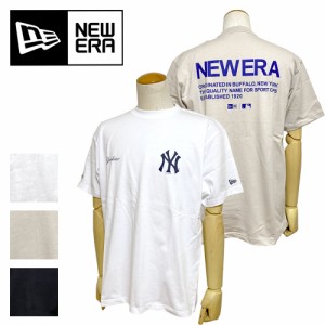 NEW ERA 【ニューエラ】 半袖 コットン Tシャツ MLB Apparel レギュラーフィット Mens(ニューヨーク・ヤンキース/ロサンゼルス・ドジャー