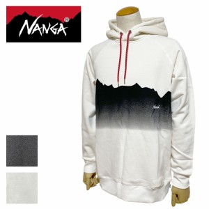 NANGA 【ナンガ】 ECO HYBRID RIDGE LINE PRINT SWEAT HOODIE/エコハイブリッドリッジラインプリントスウェットフーディー Mens【N11H】