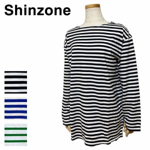 Shinzone 【シンゾーン】 MARINE BORDER TEE Ladys【19SMSCU93】