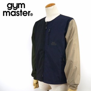 gym master 【ジムマスター】 RVナイロンウインドブレイクノーカラージャケット Mens 【G518666】