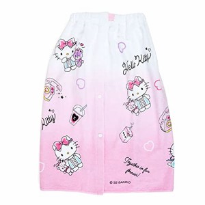 サンリオ ラップタオル プール 巻き 小学生 子供用 ピンク 70cm コットン ハローキティ キティちゃん hello kitty 海 スイミ