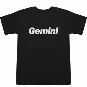 Gemini（ジェミニ）双子座（ふたご座） T-shirts【Tシャツ】【ティーシャツ】【星座】【星占い】【占星学】【占星術】