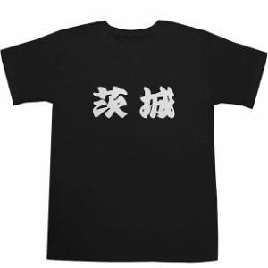 茨城 T-shirts【Ｔシャツ】【ティーシャツ】【都道府県】【町名】【漢字】【和】