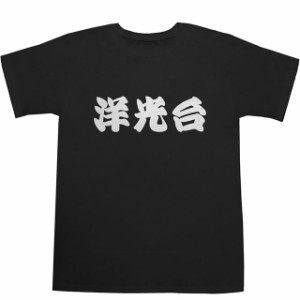 洋光台 T-shirts【Ｔシャツ】【ティーシャツ】【駅名】【漢字】【和】【京浜東北線】