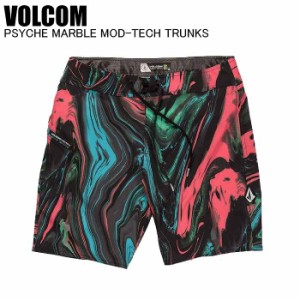 VOLCOM  ボルコム  A0822305  PSYCHE MARBLE MOD-TECH TRUNKS  BLACK  ボルコムサーフパンツ  水着