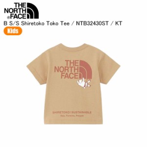 THE NORTH FACE ノースフェイス NTB32430ST B S/S Shiretoko Toko KT キッズアパレル キッズ半袖 Tシャツ ノースフェイスキッズ