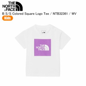 THE NORTH FACE ノースフェイス NTB32361 B S/S Colored Square WV キッズアパレル キッズ半袖 Tシャツ ノースフェイスキッズ