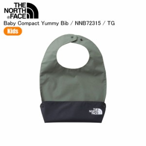 THE NORTH FACE ノースフェイス NNB72315 Baby Compact Yummy Bib TG ベイビー お食事エプロン プレゼント 贈り物