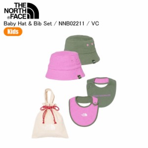 THE NORTH FACE ノースフェイス NNB02211 Baby Hat & Bib Set VC ベイビー 帽子 スタイ プレゼント 贈り物