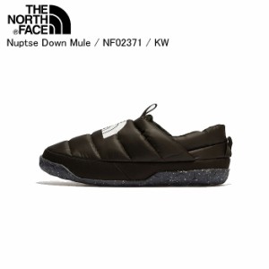 THE NORTH FACE ノースフェイス NF02371 Nuptse Down Mule ヌプシ ダウン ミュール KW ＴＮＦブラック×ＴＮＦホワイト シューズ