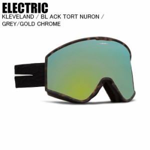 ELECTRIC エレクトリック KLEVELAND クリーブランド BLACK TORT NURON GREY GOLD 24KBG ゴーグル スノボ スノーボード