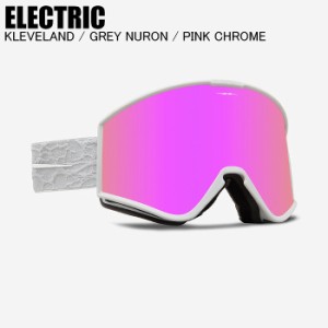 ELECTRIC エレクトリック KLEVELAND クリーブランド GREY NURON PINK CHROME 24KG ゴーグル スノボ スノーボード