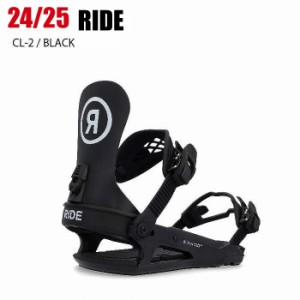 2025 RIDE ライド CL-2 シーエル シリーズ BLACK  24-25 レディース スノーボード ビンディング バインディング