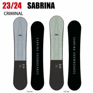 2024 SABRINA サブリナ CRIMINAL クリミナル  23-24 レディース ボード板 スノーボード