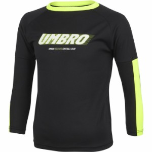 UMBRO アンブロ ジュニア ZEN長袖シャツ UUJUJB51 BLK サッカー サッカーウェア