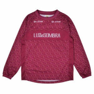 LUZESOMBRA ルースイソンブラ Jr GEOMETRIC LONG PRA-SHIRT L2232006 013BUR ワインレッド フットサル プラシャツ等