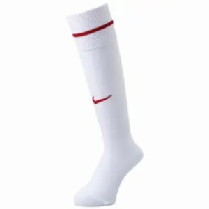 NIKE ナイキ アカデミー ストライプ フットボール ソックス 883335 122 WHITE/VARSITY RED サッカー ストッキング